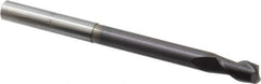 Accupro - 8mm, 14mm LOC, 8mm Shank Diam, 100mm OAL, 2 Flute, Solid Carbide Square End Mill - Single End, AlTiN Finish, Spiral Flute, 40° Helix, Centercutting, Right Hand Cut, Right Hand Flute - Apex Tool & Supply