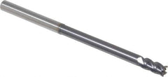 Accupro - 6mm, 12mm LOC, 6mm Shank Diam, 100mm OAL, 4 Flute, Solid Carbide Square End Mill - Single End, AlTiN Finish, Spiral Flute, 40° Helix, Centercutting, Right Hand Cut, Right Hand Flute - Apex Tool & Supply