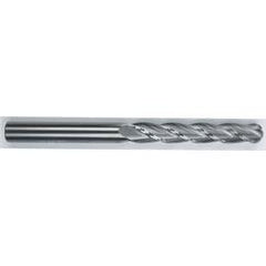 5/16" Dia. - 4" OAL - Solid CBD - Bright - Ball Nose SE EM - 4 FL - Apex Tool & Supply