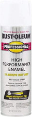 Rust-Oleum - White, Gloss, Rust Proof Enamel Spray Paint - 14 Sq Ft per Can, 15 oz Container, Use on Multipurpose - Apex Tool & Supply