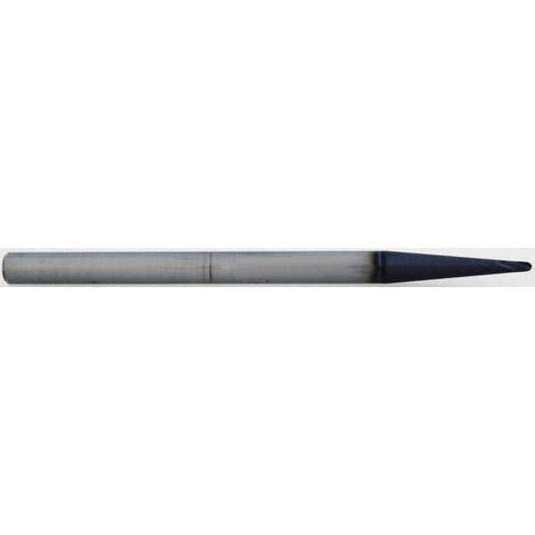 Accupro - 1", 1-1/4" LOC, 1" Shank Diam, 6" OAL, 7 Flute, Solid Carbide Square End Mill - Apex Tool & Supply