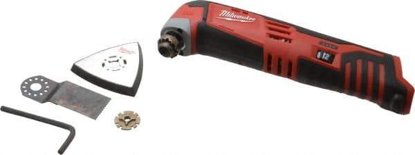 Milwaukee Tool - 12 Volt, Cordless Multi Tool Kit - 5,000 to 20,000 RPM - Apex Tool & Supply