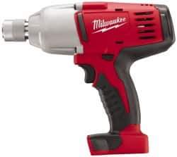 Milwaukee Tool - 7/16" Drive 18 Volt Pistol Grip Cordless Impact Wrench & Ratchet - 0 to 1,900 RPM, 0 to 2,200 BPM, 350 Ft/Lb Torque, Lithium-Ion Batteries Not Included - Apex Tool & Supply