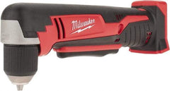 Milwaukee Tool - 18 Volt 3/8" Chuck Right Angle Handle Cordless Drill - 0-1500 RPM, Keyless Chuck, Reversible, Lithium-Ion Batteries Not Included - Apex Tool & Supply