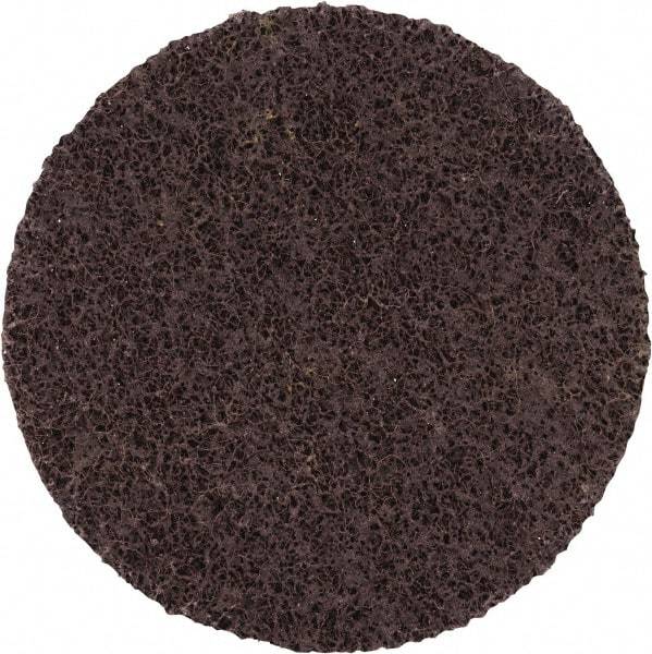 3M - 4-1/2" Diam, Aluminum Oxide Hook & Loop Disc - Coarse Grade, Nonwoven, Series SL-DH - Apex Tool & Supply