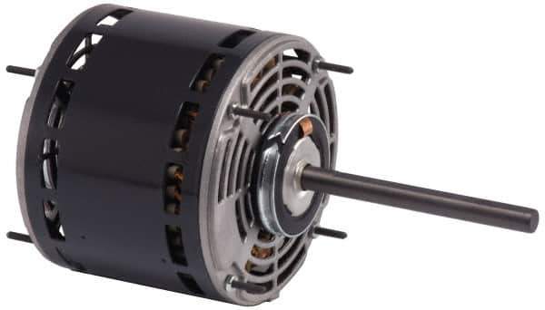 US Motors - 1/6 hp, ODP Enclosure, Auto Thermal Protection, 1,075 RPM, 230 Volt, 60 Hz, Industrial Electric AC/DC Motor - Size 48 Frame, Hub Mount, 1 Speed, Sleeve Bearings, 1.4 Full Load Amps, B Class Insulation, CCW Lead End - Apex Tool & Supply