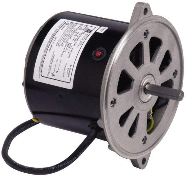 US Motors - 1/8 hp, ODP Enclosure, Manual Thermal Protection, 3,450 RPM, 115 Volt, 60 Hz, Industrial Electric AC/DC Motor - Size 48 Frame, Face Mount, 1 Speed, Sleeve Bearings, 2.4 Full Load Amps, A Class Insulation, Reversible - Apex Tool & Supply