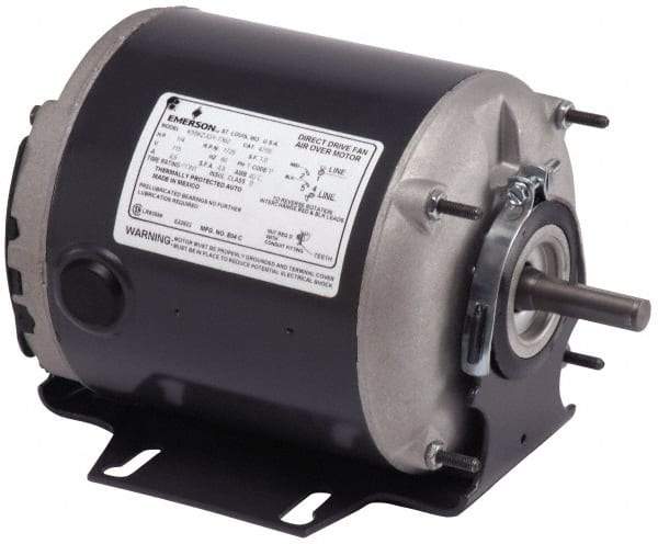 US Motors - 1/4 hp, TEAO Enclosure, No Thermal Protection, 1,140 RPM, 115 Volt, 60 Hz, Industrial Electric AC/DC Motor - Size 56 Frame, Cradle/Stud Mount, 1 Speed, Sleeve Bearings, 6.0 Full Load Amps, A Class Insulation, Reversible - Apex Tool & Supply