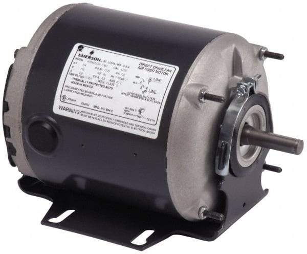 US Motors - 1/4 hp, TEAO Enclosure, Auto Thermal Protection, 1,140 RPM, 115 Volt, 60 Hz, Single Phase Split Phase Motor - Size 48Y Frame, Cradle/Stud Mount, 1 Speed, Sleeve Bearings, 6.1 Full Load Amps, B Class Insulation, Reversible - Apex Tool & Supply