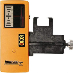 Johnson Level & Tool - Laser Level 9 V Battery, Laser Detector - Use With Red Beam Rotary Laser - Apex Tool & Supply