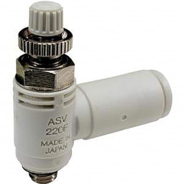 SMC PNEUMATICS - Speed & Flow Control Valves Valve Type: Quick Exhaust Valve Male Thread Size: 3/8 NPT - Apex Tool & Supply
