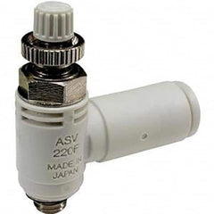 SMC PNEUMATICS - Speed & Flow Control Valves Valve Type: Quick Exhaust Valve Male Thread Size: 3/8 NPT - Apex Tool & Supply