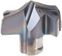 Iscar - Series HCP-IQ, 12.7mm Diam Grade IC908 Replaceable Drill Tip - Carbide, TiAlN/TiN Finish, 12 Seat Size - Apex Tool & Supply