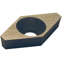 Tool-Flo - Trapezoid Threading Shim Seat for Indexables - Carbide, 0.187" Thick, TF Shim Style, Neutral Rake, Right Hand Cut - Apex Tool & Supply