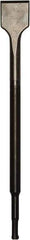 DeWALT - 1-1/2" Head Width, 12" OAL, 0.4" Shank Diam, Scaling Chisel - SDS Plus Drive, SDS Plus Shank, Steel - Apex Tool & Supply