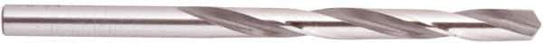 National Twist Drill - 27/64" 118° Carbide-Tipped Jobber Drill - Bright Finish, Right Hand Cut, Spiral Flute, Straight Shank, 5-3/8" OAL - Apex Tool & Supply