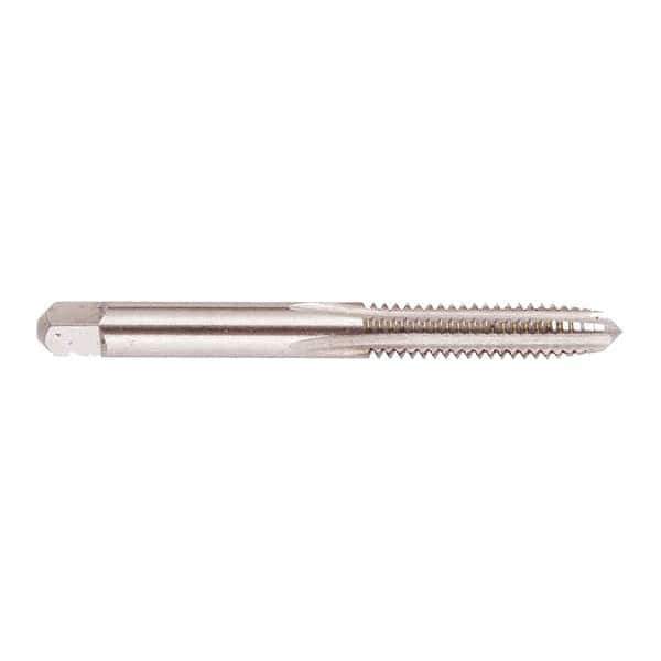 Regal Cutting Tools - #2-56 UNC 2B 2 Flute Bright Finish Solid Carbide Straight Flute Standard Hand Tap - Taper, Right Hand Thread, 1-3/4" OAL, 7/16" Thread Length, H2 Limit, Oversize - Apex Tool & Supply