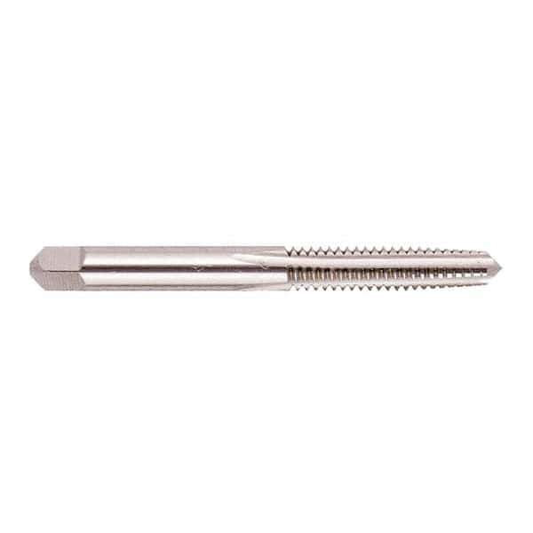 Regal Cutting Tools - #5-40 UNC 2B 3 Flute Bright Finish Solid Carbide Straight Flute Standard Hand Tap - Plug, Right Hand Thread, 1-15/16" OAL, 5/8" Thread Length, H2 Limit, Oversize - Apex Tool & Supply