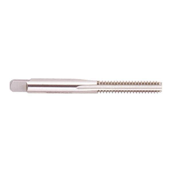 Regal Cutting Tools - #4-40 UNC 2B 2 Flute Bright Finish Solid Carbide Straight Flute Standard Hand Tap - Bottoming, Right Hand Thread, 1-7/8" OAL, 9/16" Thread Length, H2 Limit, Oversize - Apex Tool & Supply