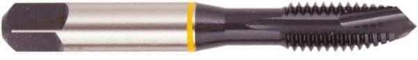 Regal Cutting Tools - M18x1.50 Metric, 3 Flute, Oxide Finish, Vanadium High Speed Steel Spiral Point Tap - Plug Chamfer, Right Hand Thread, 4-1/32" OAL, 1-3/32" Thread Length, 0.542" Shank Diam, Series Triple Crown - Exact Industrial Supply