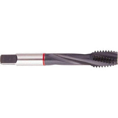 Regal Cutting Tools - #10-24 UNC 3 Flute 2B Bottoming Spiral Flute Tap - Powdered Metal, Oxide Finish, Right Hand Flute, Right Hand Thread, H3, Series Triple Crown - Exact Industrial Supply