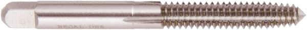 Regal Cutting Tools - 7/16-14 UNC 2B H5 Thread Limit Plug Thread Forming Tap - High Speed Steel, Bright Finish, 3-5/32" OAL, 1-7/16" Thread Length, Right Hand Thread, Series Met-Flo - Apex Tool & Supply