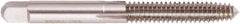 Regal Cutting Tools - 7/16-14 UNC 2B H5 Thread Limit Plug Thread Forming Tap - High Speed Steel, Bright Finish, 3-5/32" OAL, 1-7/16" Thread Length, Right Hand Thread, Series Met-Flo - Apex Tool & Supply