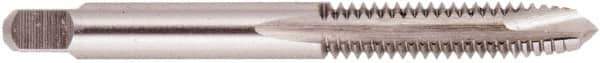 Regal Cutting Tools - 5/8-11 UNC, 3 Flute, Bright Finish, High Speed Steel Spiral Point Tap - Plug Chamfer, Left Hand Thread, 3-13/16" OAL, 1-13/16" Thread Length, 0.48" Shank Diam, 3B Class of Fit - Exact Industrial Supply
