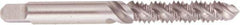 Regal Cutting Tools - 7/16-20 UNF 3 Flute 3B Plug Spiral Flute Tap - High Speed Steel, Bright Finish, 3-5/32" OAL, Right Hand Flute, Right Hand Thread, H3 - Exact Industrial Supply