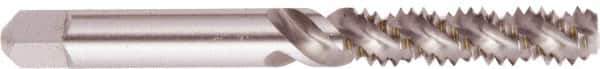 Regal Cutting Tools - M6x1.00 Metric Coarse, 3 Flute, Bottoming Chamfer, Bright Finish, High Speed Steel Spiral Flute STI Tap - Right Hand Flute, 2-1/2" OAL, 1" Thread Length - Exact Industrial Supply