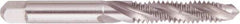 Regal Cutting Tools - 3/4-16 UNF 4 Flute 3B Plug Spiral Flute Tap - High Speed Steel, Bright Finish, 4-1/4" OAL, Right Hand Flute, Right Hand Thread, H3 - Apex Tool & Supply