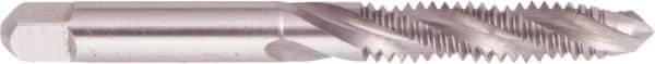 Regal Cutting Tools - 1/2-20 UNF 3 Flute 3B Plug Spiral Flute Tap - High Speed Steel, Bright Finish, 3-3/8" OAL, Right Hand Flute, Right Hand Thread, H3 - Exact Industrial Supply