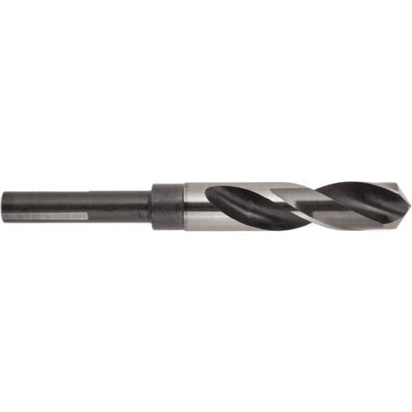 National Twist Drill - 1-7/64" Drill, 118° Point, High Speed Steel Silver Deming & Reduced Shank Drill Bit - Apex Tool & Supply