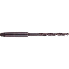 National Twist Drill - 1-7/8", 5MT 118° Point High Speed Steel Taper Shank Drill Bit - Apex Tool & Supply