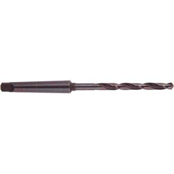 National Twist Drill - 1-1/16", 3MT 118° Point High Speed Steel Taper Shank Drill Bit - Apex Tool & Supply