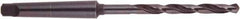 National Twist Drill - 61/64", 3MT 118° Point High Speed Steel Taper Shank Drill Bit - Oxide Finish, 6-3/8" Flute Length, 11" OAL, Spiral Flute, Series 200 - Apex Tool & Supply
