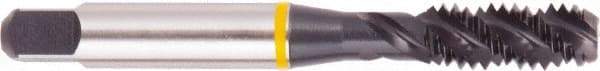 Regal Cutting Tools - 1-1/4 - 7 UNC 4 Flute 2B Bottoming Spiral Flute Tap - High Speed Steel, Oxide Finish, Right Hand Flute, Right Hand Thread, H8, Series Triple Crown - Apex Tool & Supply