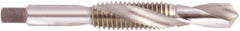 Regal Cutting Tools - 3/8-16 UNC, H3, 3-3/8" OAL, 0.3225" Drill Diam x 13/16" Drill Length, Combination Drill & Tap - 2 Flutes, 1-1/16" Thread Length, High Speed Steel, Bright Finish - Apex Tool & Supply