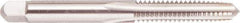 Regal Cutting Tools - M18x1.50 Metric Fine 6H 4 Flute Bright Finish High Speed Steel Straight Flute Standard Hand Tap - Taper, Right Hand Thread, 4-1/32" OAL, 1-13/16" Thread Length, D6 Limit, Oversize - Apex Tool & Supply