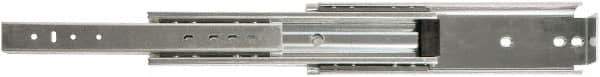 Knape & Vogt - 10" Slide Length, 10" Travel Length, Steel Drawer Slide - 8.88" Wide, 3" High, 500 Lb Capacity at Full Extension, Zinc Finish - Apex Tool & Supply