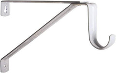 Knape & Vogt - 500 Lb Capacity, Epoxy Coated, Shelf & Pole Support Bracket - 14.380" Long, 5" High, 10" Wide - Apex Tool & Supply