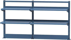 Lista - Steel Workbench & Workstation Riser Combination - 30" High, Use with 72" Long Workbenches - Apex Tool & Supply