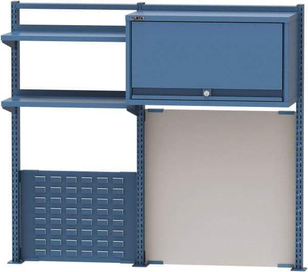 Lista - Steel Workbench & Workstation Riser Combination - 48" High, Use with 72" Long Workbenches - Apex Tool & Supply
