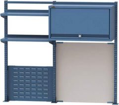 Lista - Steel Workbench & Workstation Riser Combination - 48" High, Use with 72" Long Workbenches - Apex Tool & Supply