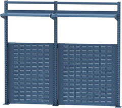 Lista - Steel Workbench & Workstation Riser Combination - 48" High, Use with 72" Long Workbenches - Apex Tool & Supply