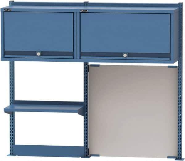 Lista - Steel Workbench & Workstation Riser Combination - 48" High, Use with 72" Long Workbenches - Apex Tool & Supply