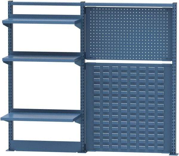 Lista - Steel Workbench & Workstation Riser Combination - 48" High, Use with 60" Long Workbenches - Apex Tool & Supply