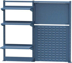 Lista - Steel Workbench & Workstation Riser Combination - 48" High, Use with 72" Long Workbenches - Apex Tool & Supply