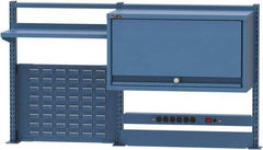 Lista - Steel Workbench & Workstation Riser Combination - 30" High, Use with 72" Long Workbenches - Apex Tool & Supply