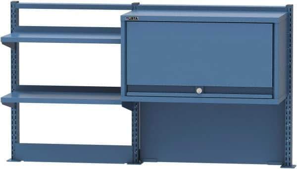 Lista - Steel Workbench & Workstation Riser Combination - 30" High, Use with 60" Long Workbenches - Apex Tool & Supply